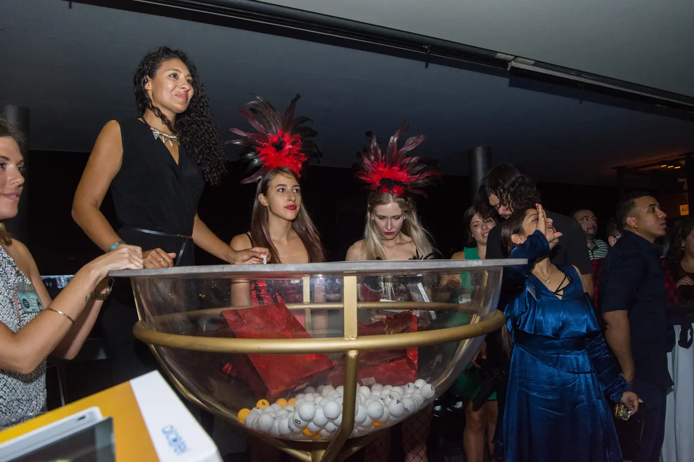 Copa tómbola para sorteos para eventos de casino